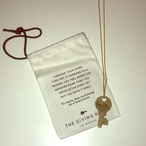The Giving Keys - Faith Dainty Gold necklace